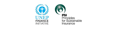 The logo of PSI(Principle for Sustainable Insurance)