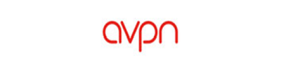 AVPN(아시아 벤처 필란트로피 네트워크) 로고입니다