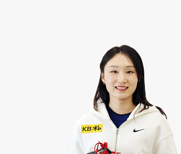 A portrait photo of Min Jeong Choi, a short track speed skater, Winter sports