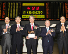 KB Financial Holding Co., baru terdaftar di Bursa Berjangka Korea
