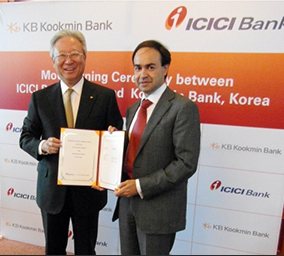 Perjanjian dengan ICIC Bank of India dan pembukaan cabang Mumbai