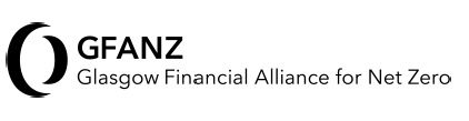 Ini adalah logo Glasgow Financial Alliance for Net Zero (GFANZ).