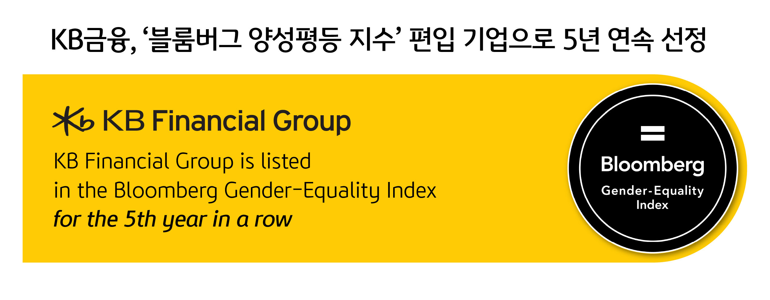 Foto peraih Indeks Kesetaraan Gender Bloomberg selama lima tahun berturut-turut.
