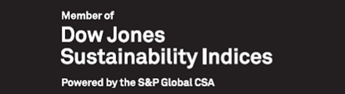 Logo DJSI(Dow Jones Sustainability Indices)